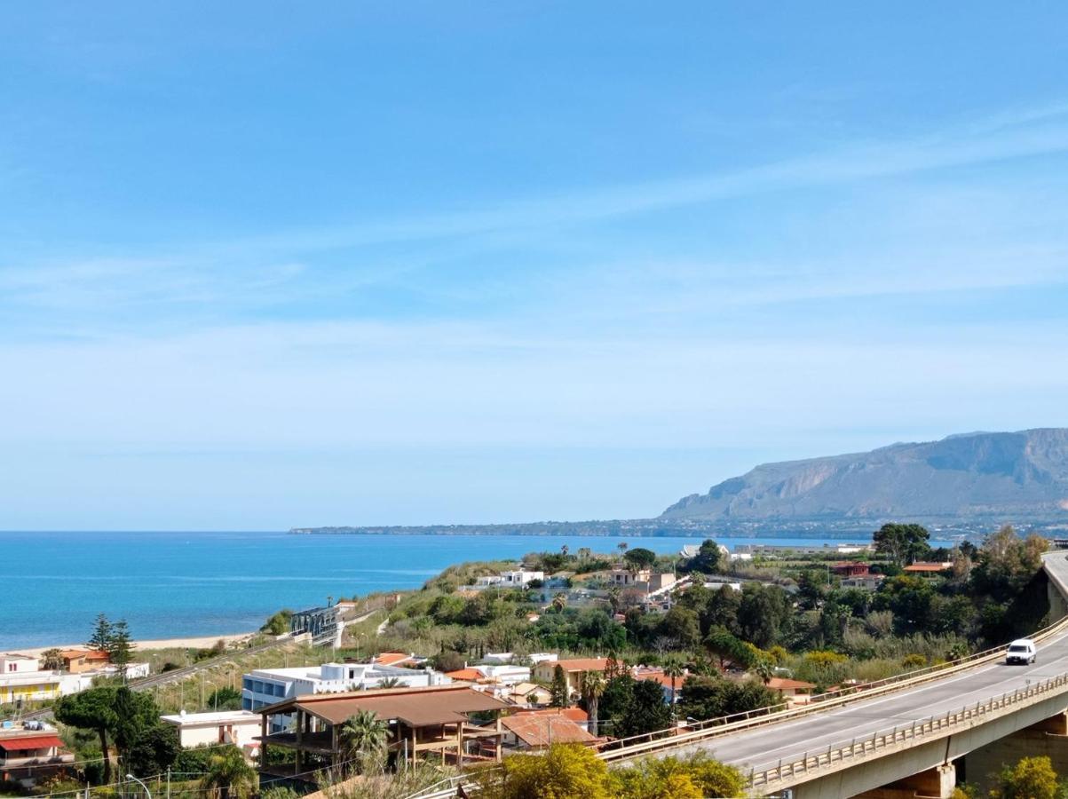 Villa Terrazza Sul Mare Balestrate Bagian luar foto